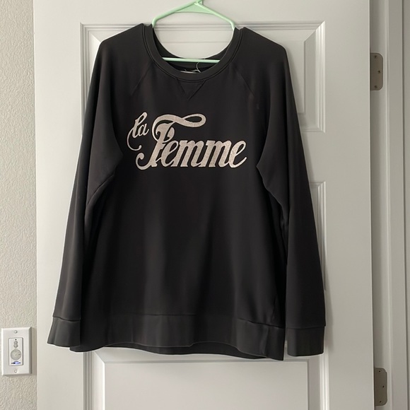 Grey Anthropologie x Sol Angeles sweatshirt - Picture 1 of 4